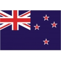 New Zealand Flag Decal Vinyl/Sticker 8" wide! 